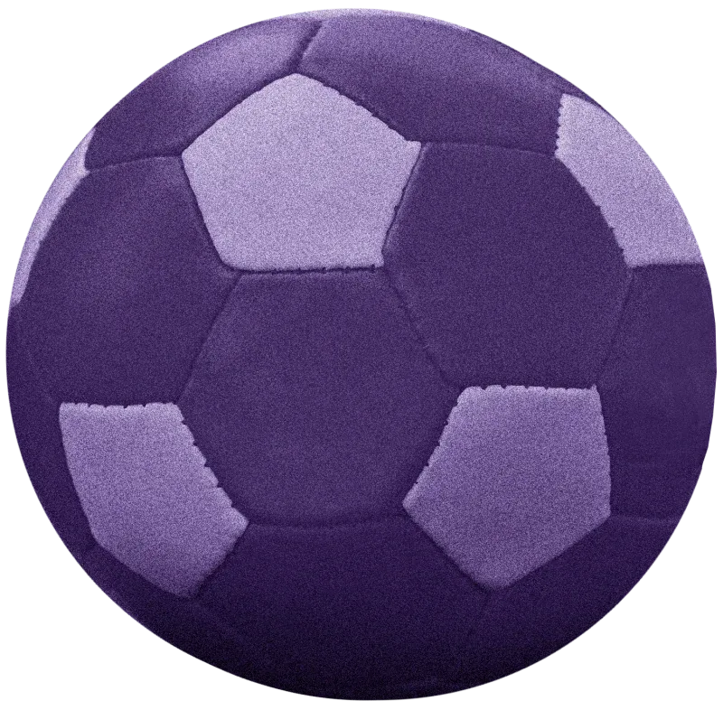 purple football ball